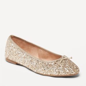Old Navy Glitter Bow-Tie Ballet Flat Shoes